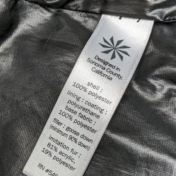 Athleta Black Long Puffer Parka - Picture 9 of 15